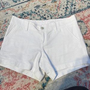 Lilly Pulitzer Callahan shorts, size 8, 5” inseam, gently used.